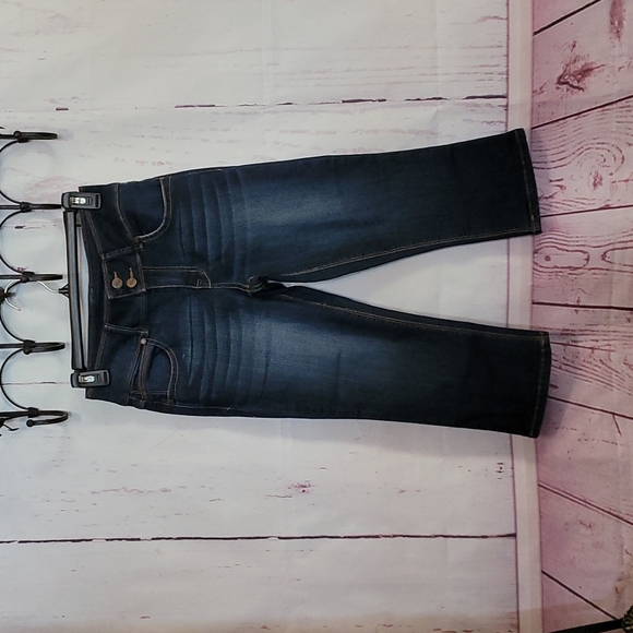 1822 Denim Pants - 1822 Denim * Dark-Wash Denim Capris